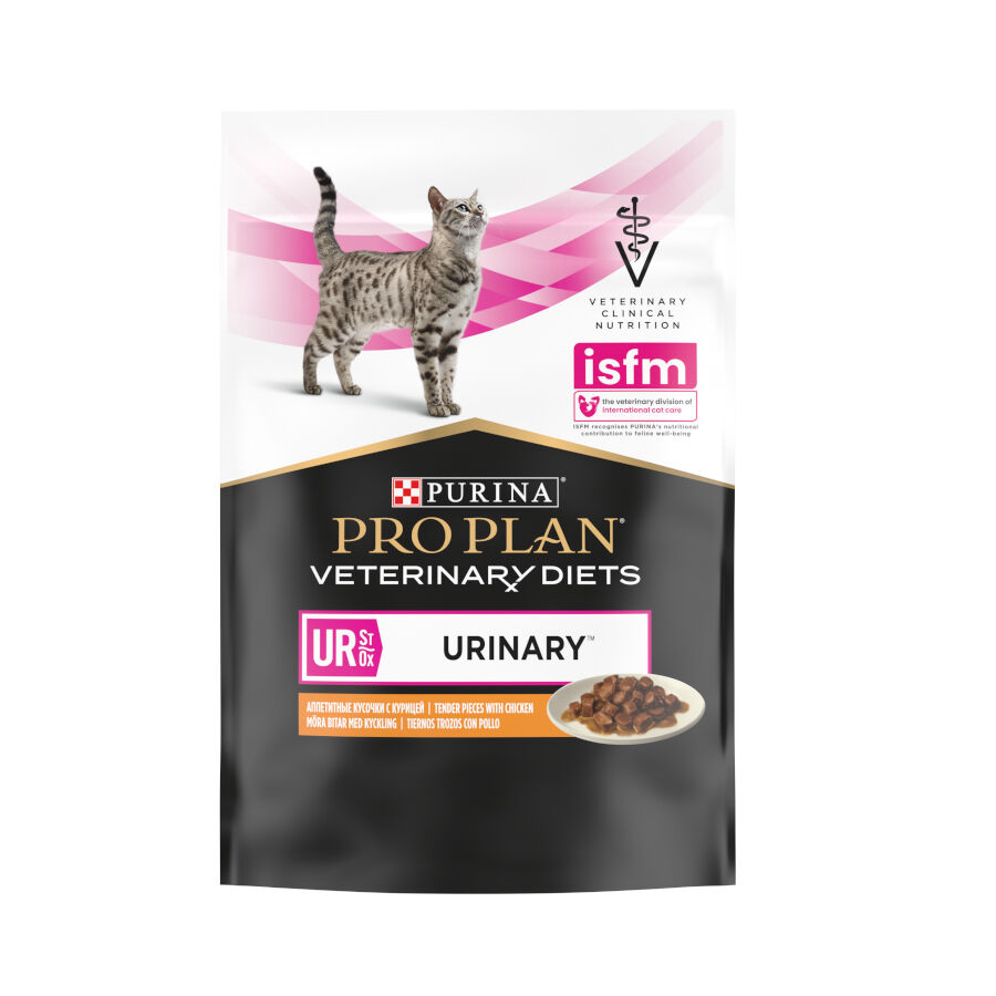 10 sobres x 85 g Pro Plan Veterinary Diets St/Ox Urinary Pollo en Salsa sobre para gatos &ndash; Multipack, , large Imagen numero 2